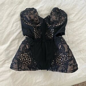 Victoria secret peplum corset top / intimates & sleepwear